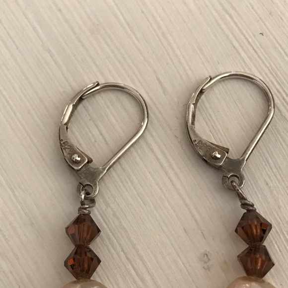 Vintage Sterling Silver Patricia O Beaded Necklace and Earrings Set - Picture 9 of 10